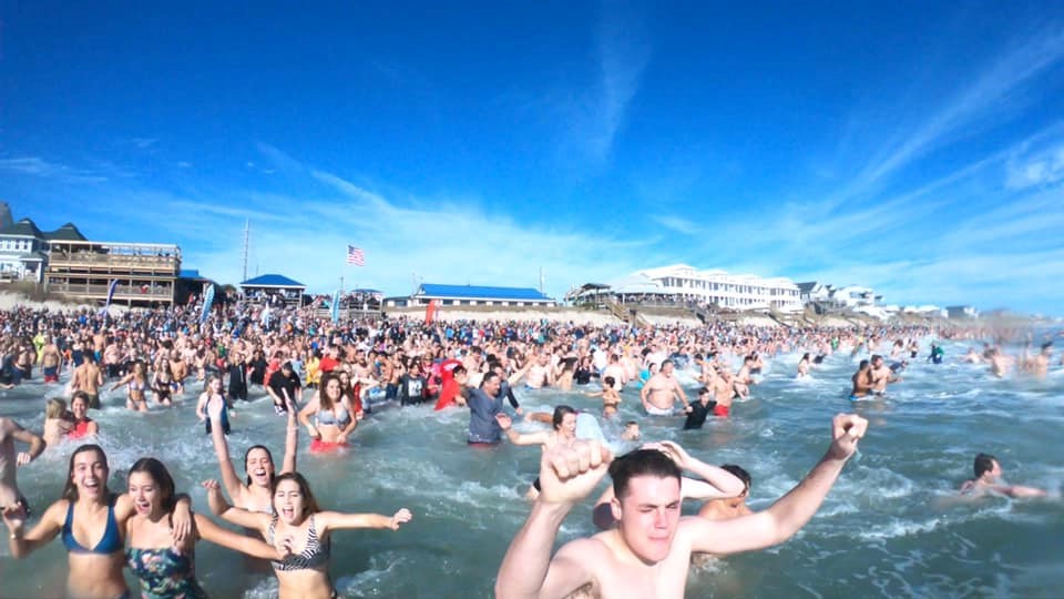 23rd Annual New Years Dolphin Dip, Surf City